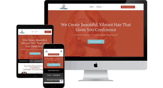 Web Design for Therapists - Beene And Company Salon
